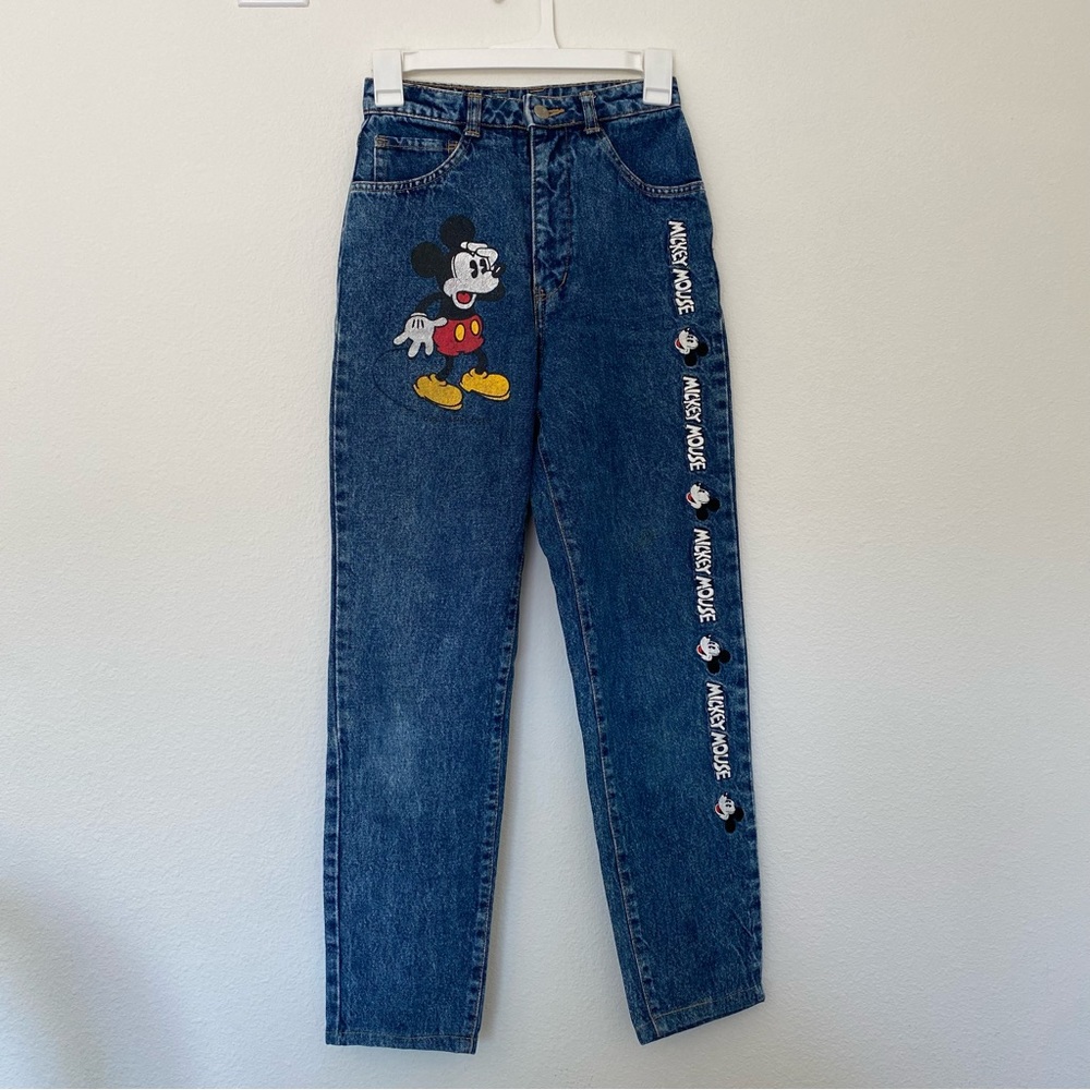 Rare Vintage Mickey Mouse Jeans Size 24